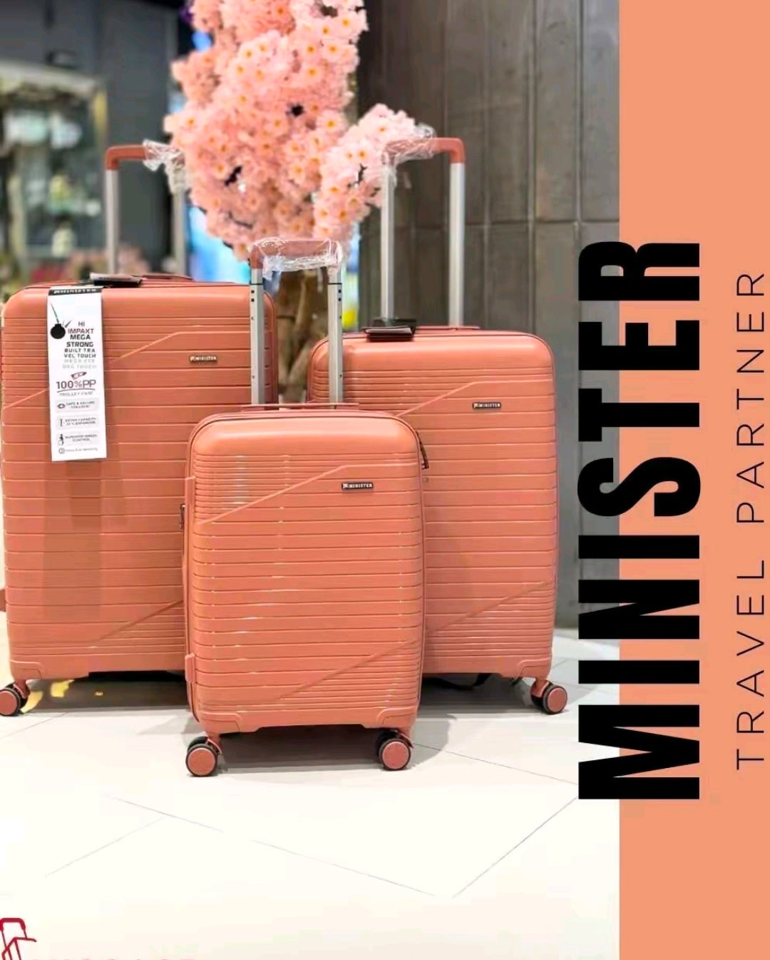 Premium 3-Piece Hard Shell Luggage Set