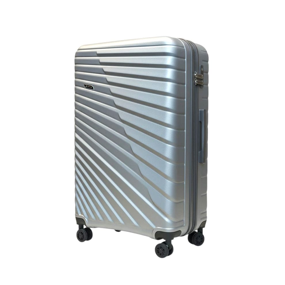 Premium Silver Hardshell Travel Luggage