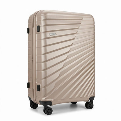Premium Silver Hardshell Travel Luggage