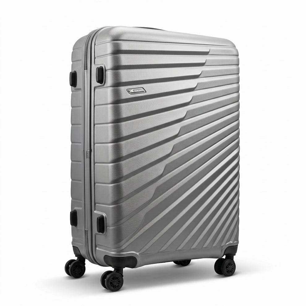 Premium Silver Hardshell Travel Luggage