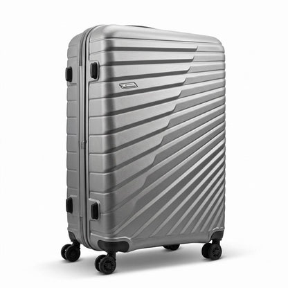 Premium Silver Hardshell Travel Luggage