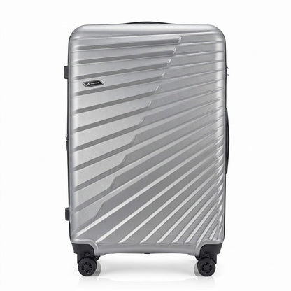 Premium Silver Hardshell Travel Luggage