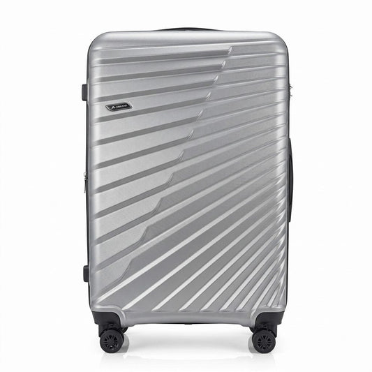 Premium Silver Hardshell Travel Luggage