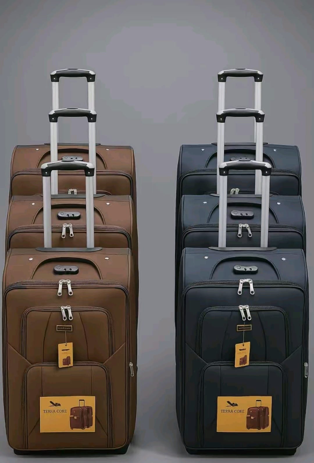 Premium 3-Piece Softside Luggage Set