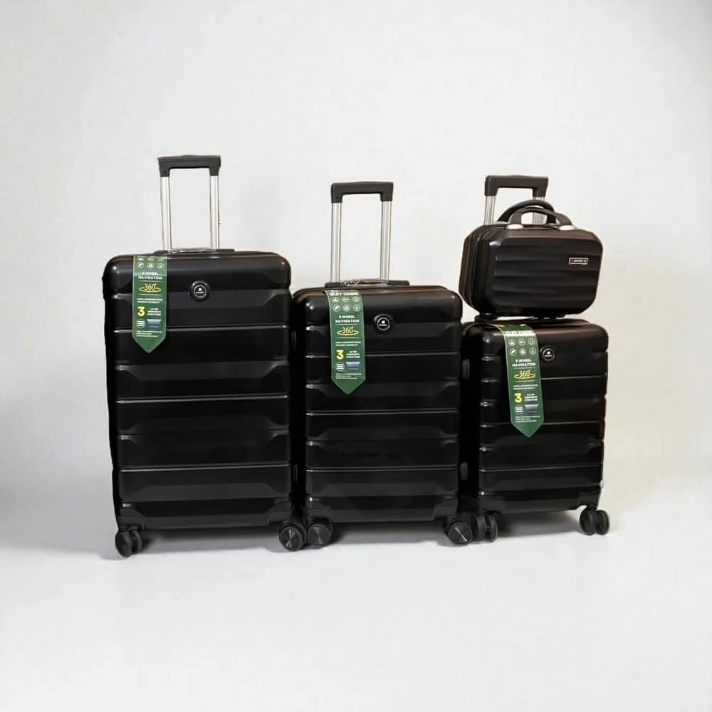 Premium 4-Piece Hard Shell Luggage Set