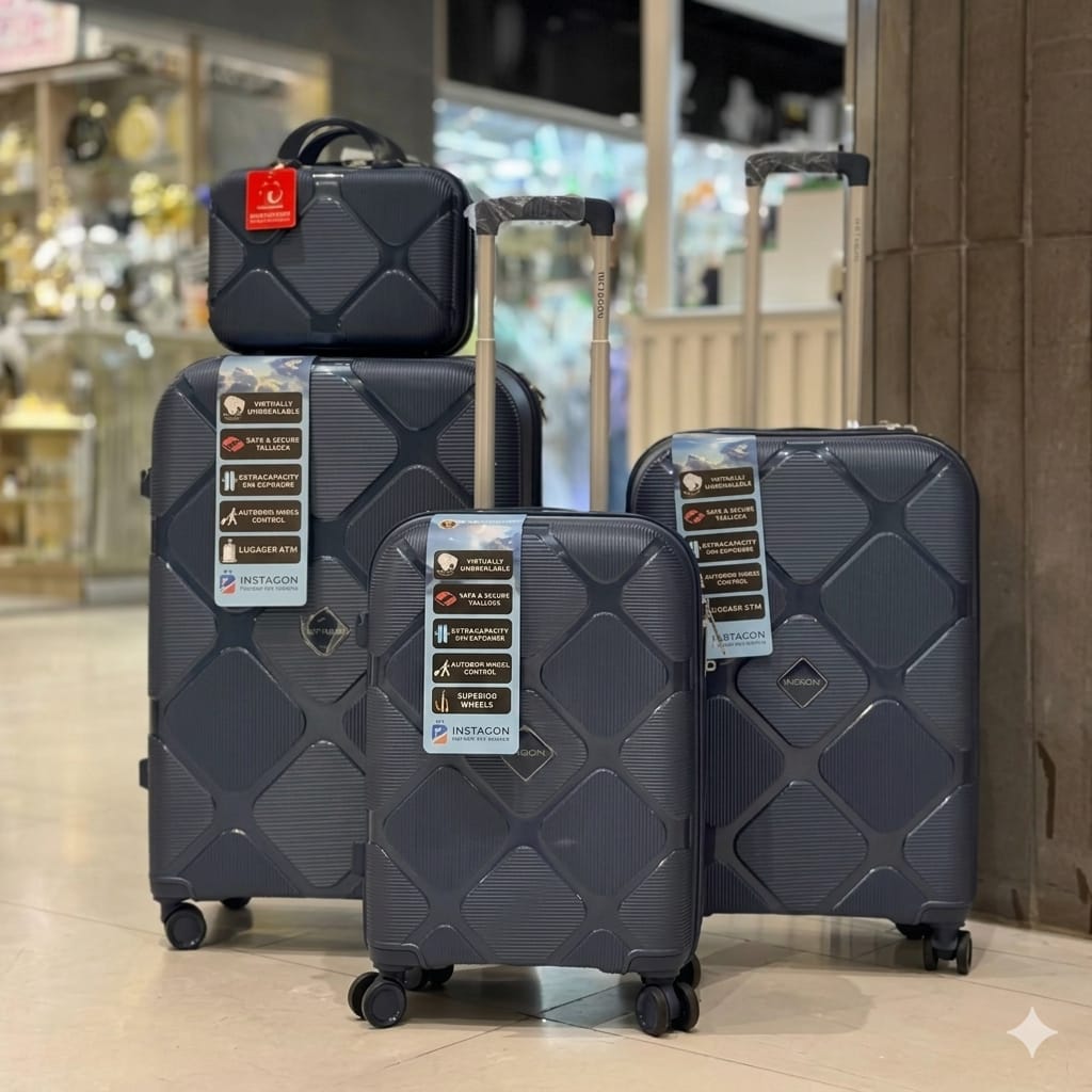 Premium 4-Piece Hardshell Luggage Set