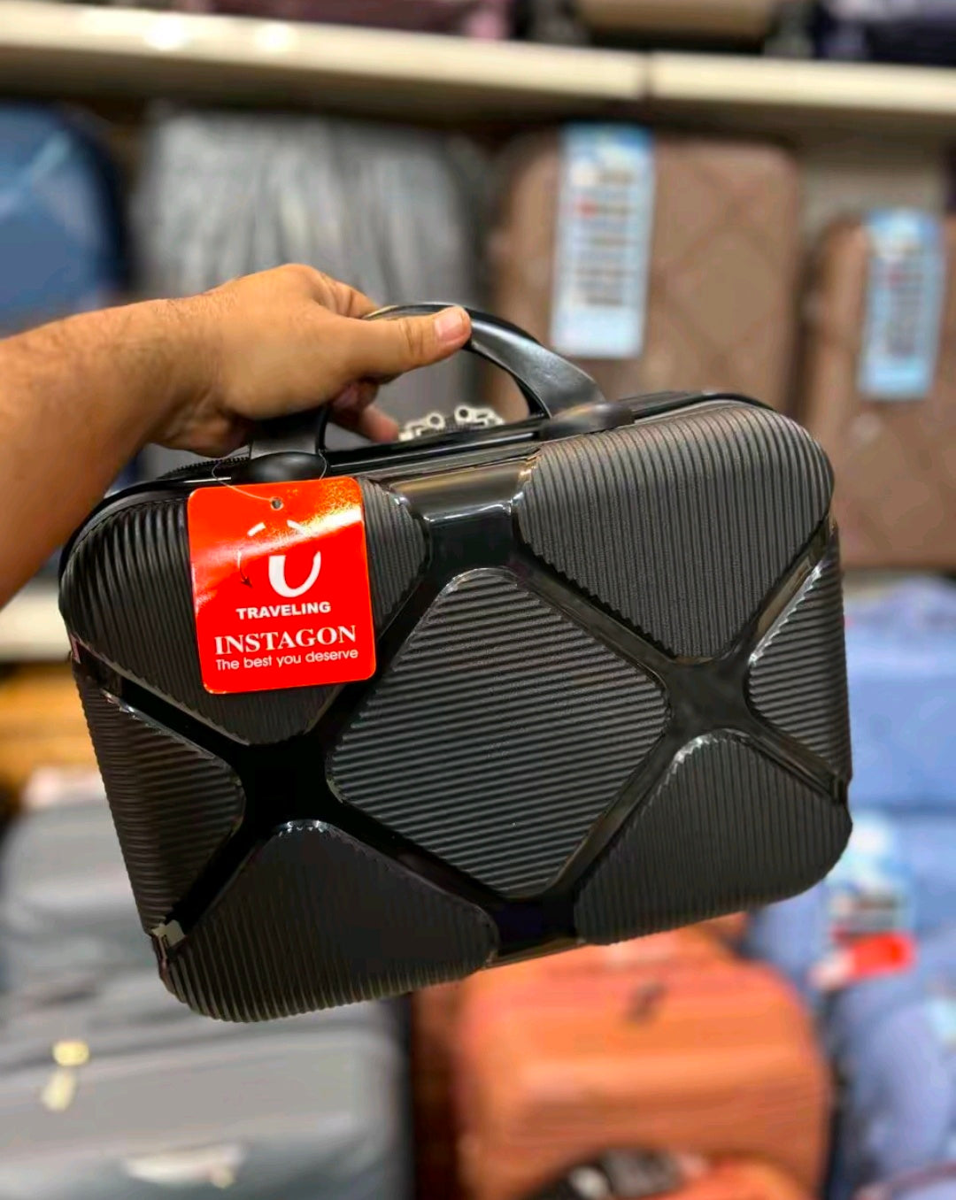 Premium Hard Shell Travel Beauty Case