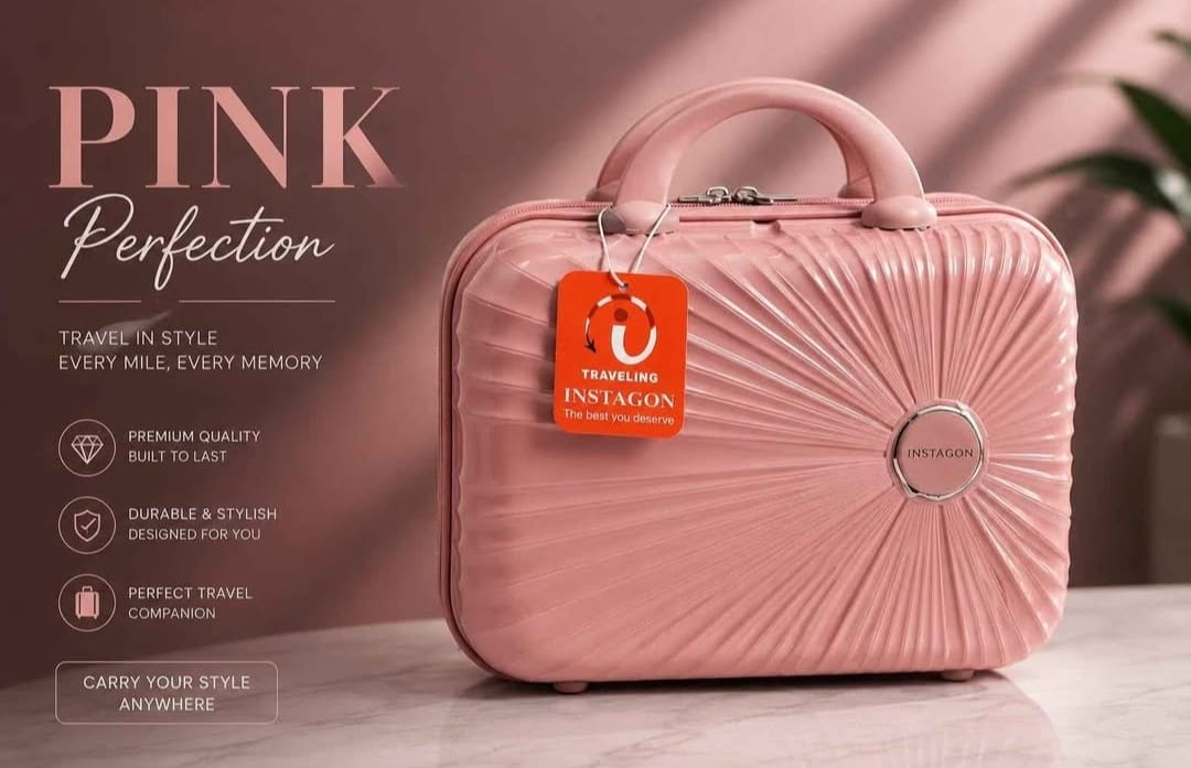 Premium Hard Shell Travel Vanity Case