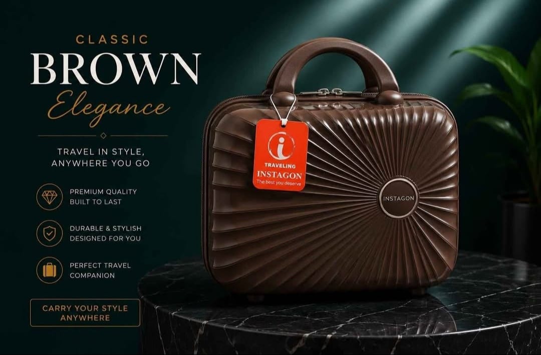 Premium Hard Shell Travel Vanity Case