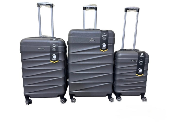 Premium 3-Piece Spinner Luggage Set  Description: