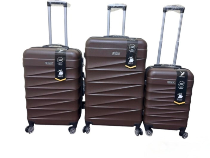 Premium 3-Piece Spinner Luggage Set  Description: