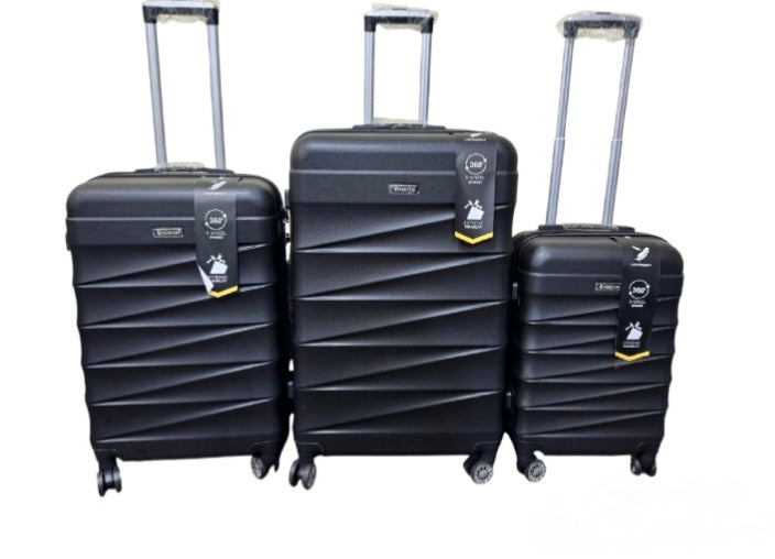 Premium 3-Piece Spinner Luggage Set  Description: