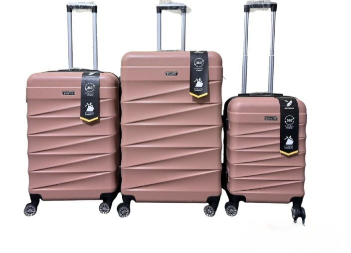 Premium 3-Piece Spinner Luggage Set  Description: