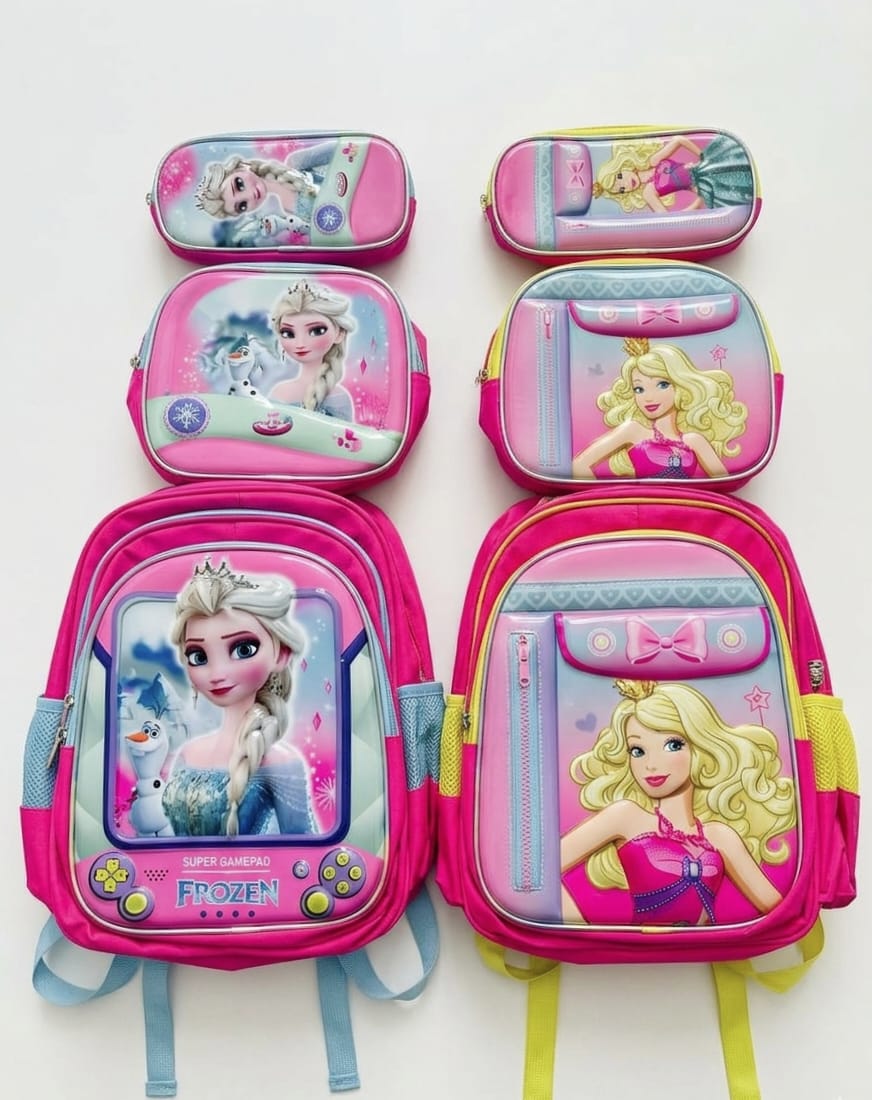 Kids Character School Bag Set