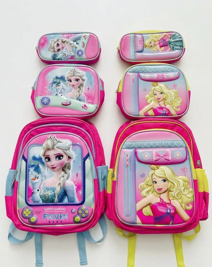 Kids Character School Bag Set