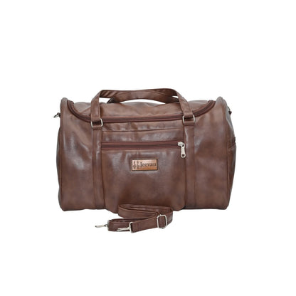 Premium Leather Travel Duffle Bag