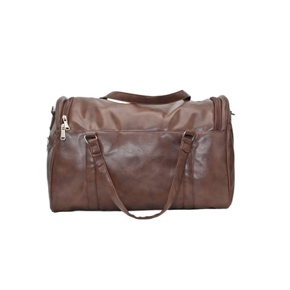 Premium Leather Travel Duffle Bag