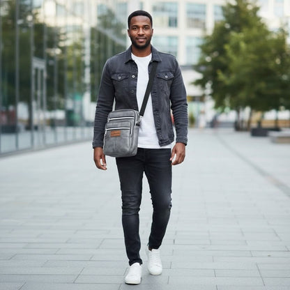 Premium Multi-Pocket Crossbody Bag