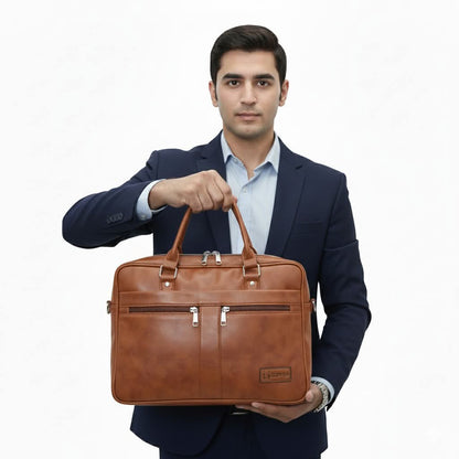 Executive Leather Laptop Bag