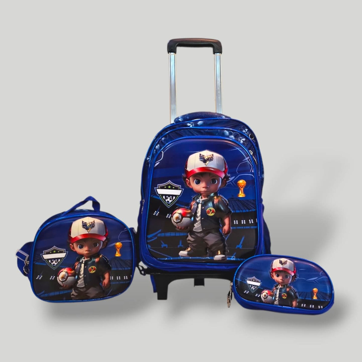 Mermaid Kids Trolley Backpack Set