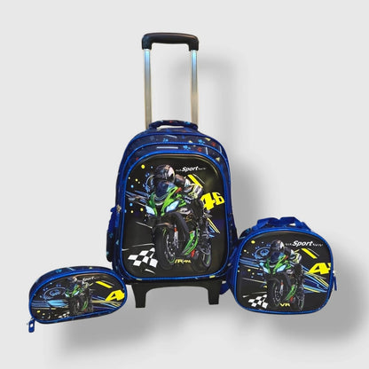 Mermaid Kids Trolley Backpack Set