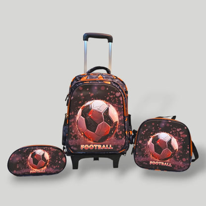 Mermaid Kids Trolley Backpack Set